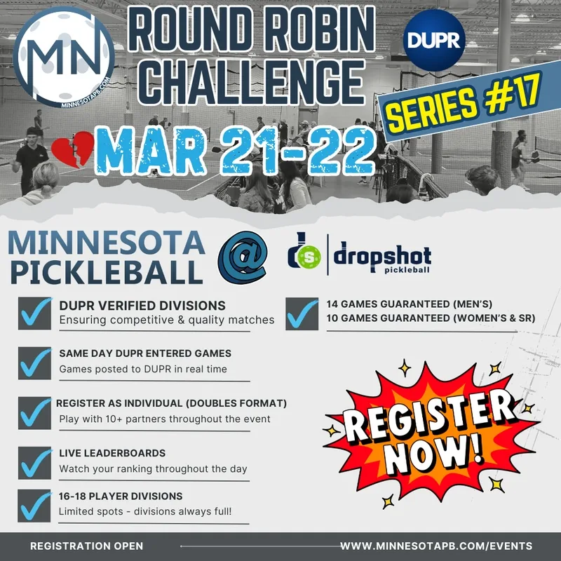 Round Robin Challenge Series #17 - Minnesota Pickleball Tournament
