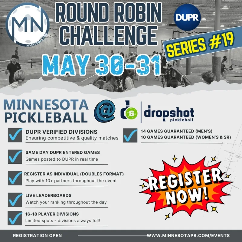 Round Robin Challenge Series #19 - Minnesota Pickleball Tournament