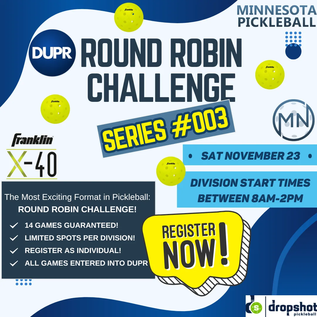 Minnesota Pickleball's Round Robin Challenge Series #003 - Minnesota Pickleball Tournament