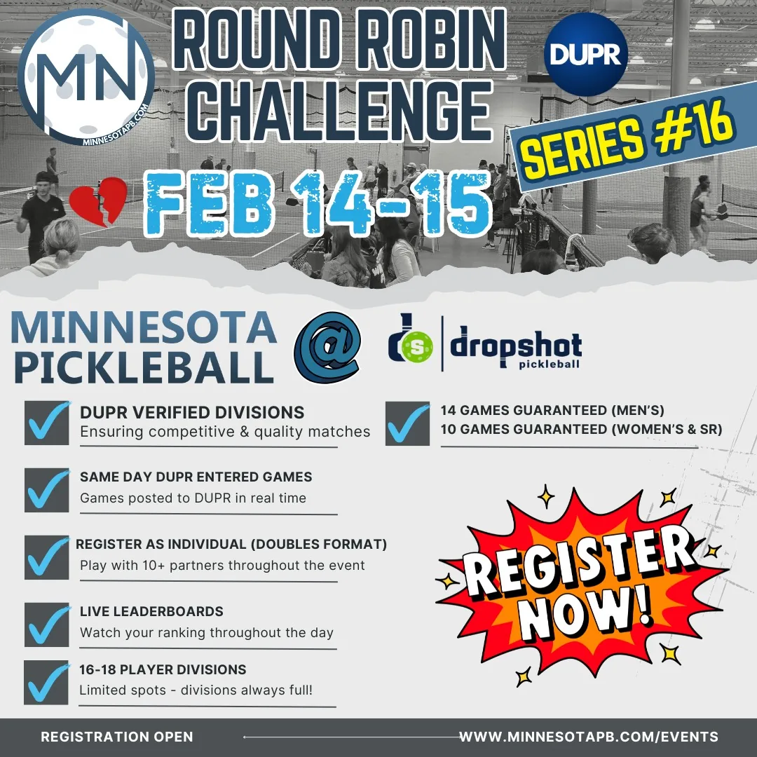 Round Robin Challenge Series #16 - Minnesota Pickleball Tournament
