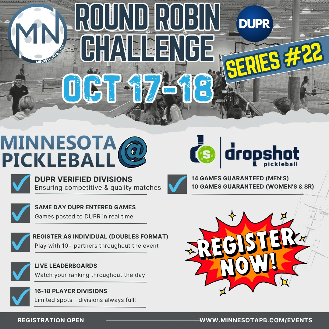 Round Robin Challenge Series #22 - Minnesota Pickleball Tournament