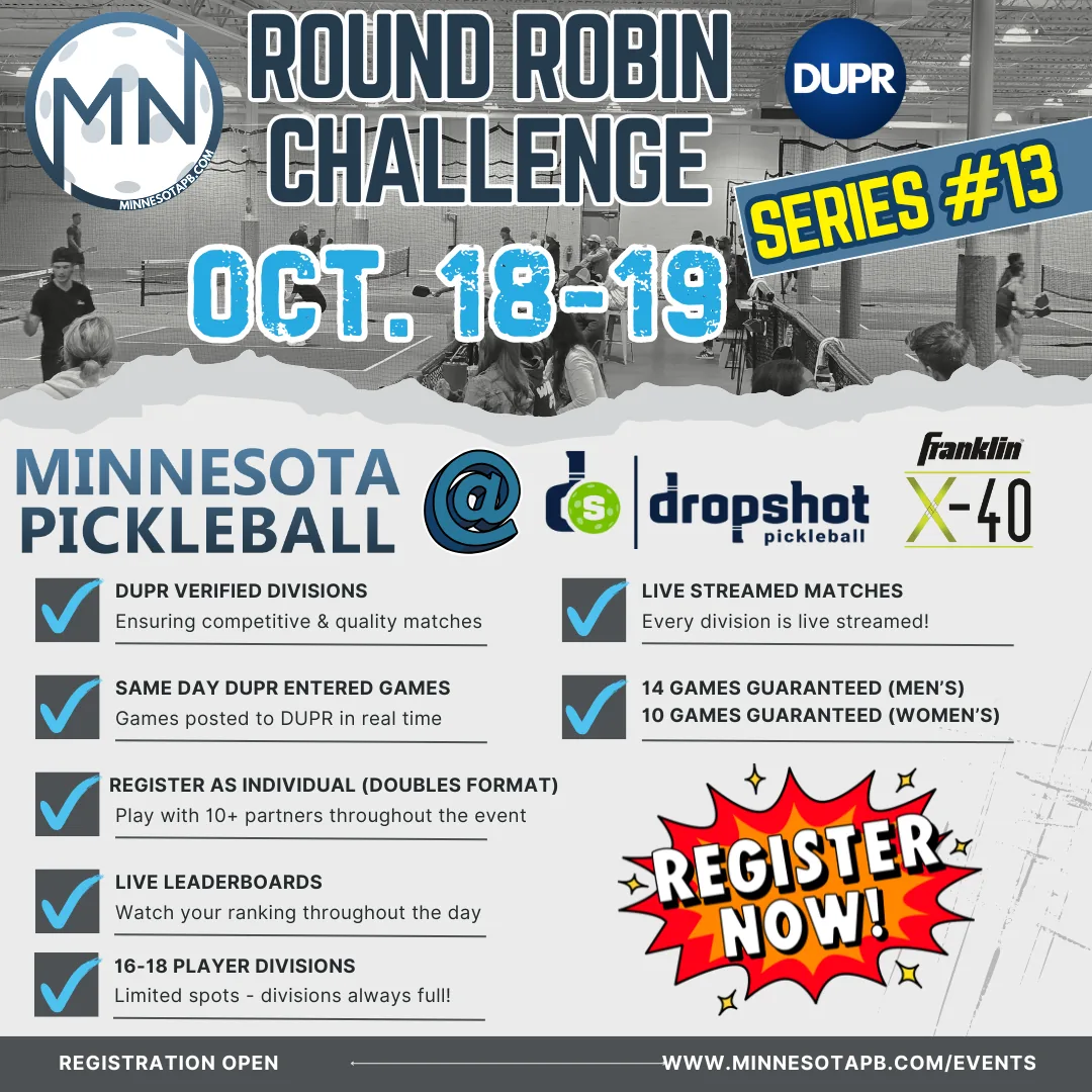 Minnesota Pickleball's Round Robin Challenge Series #013 - Minnesota Pickleball Tournament