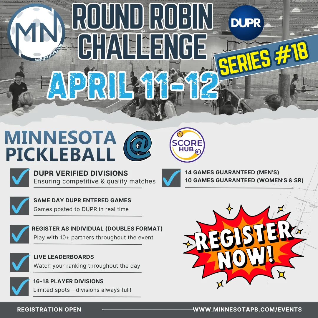Round Robin Challenge Series #18 - Minnesota Pickleball Tournament