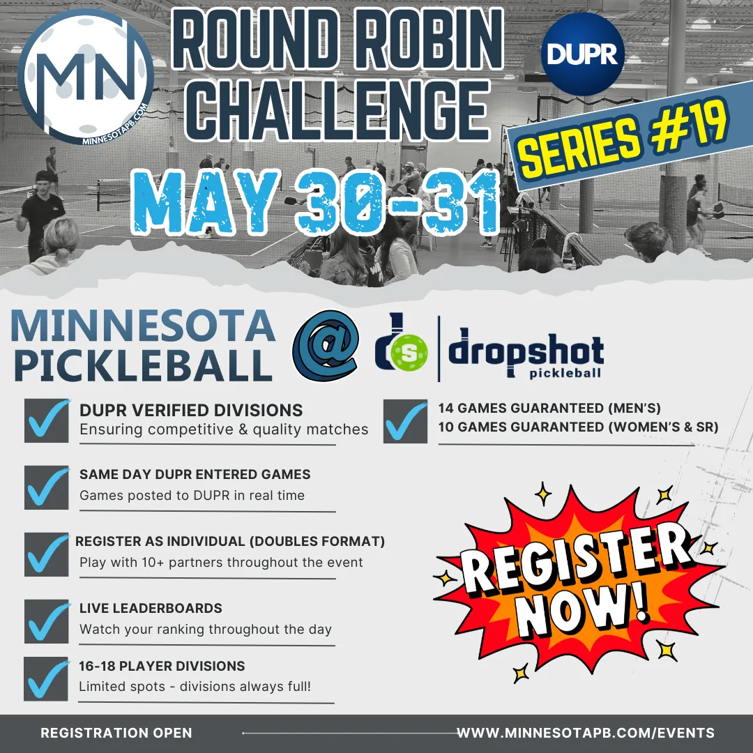 Round Robin Challenge Series #19 - Minnesota Pickleball Tournament