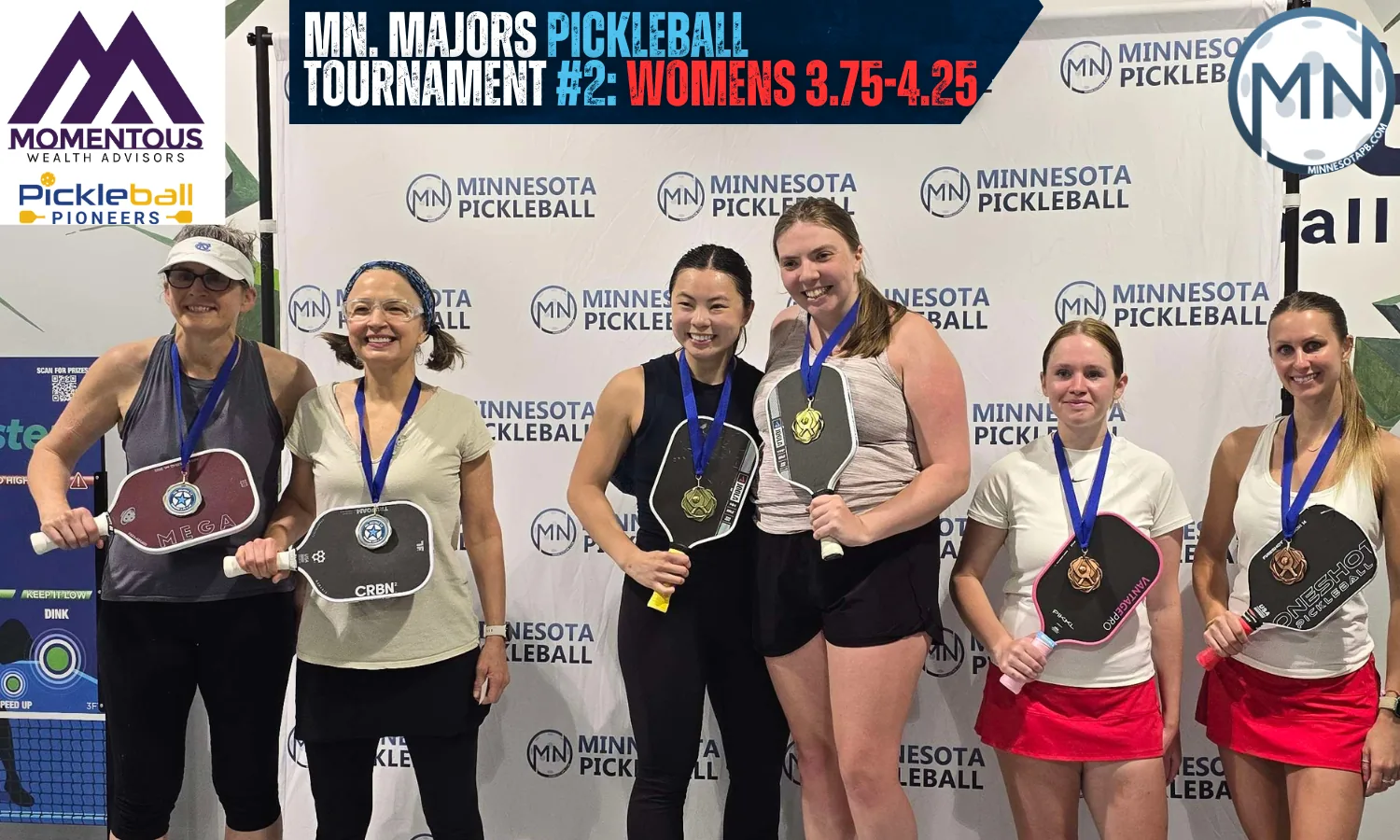 Minnesota Majors #2 Minnesota Pickleball medalists