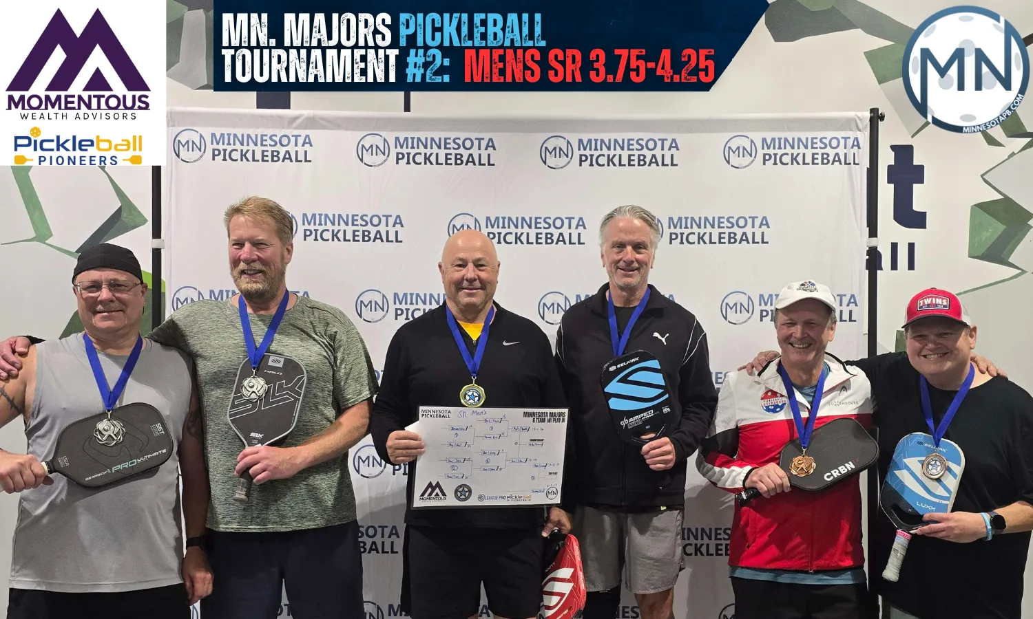 Minnesota Majors #2 Minnesota Pickleball medalists