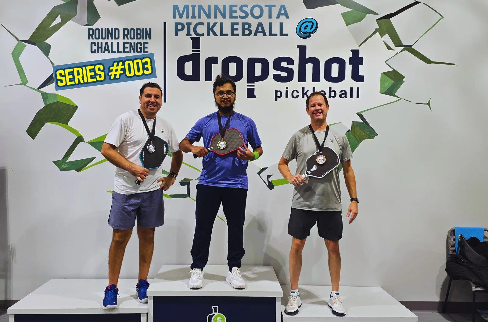 Minnesota Pickleball's Round Robin Challenge Series #003 Minnesota Pickleball medalists