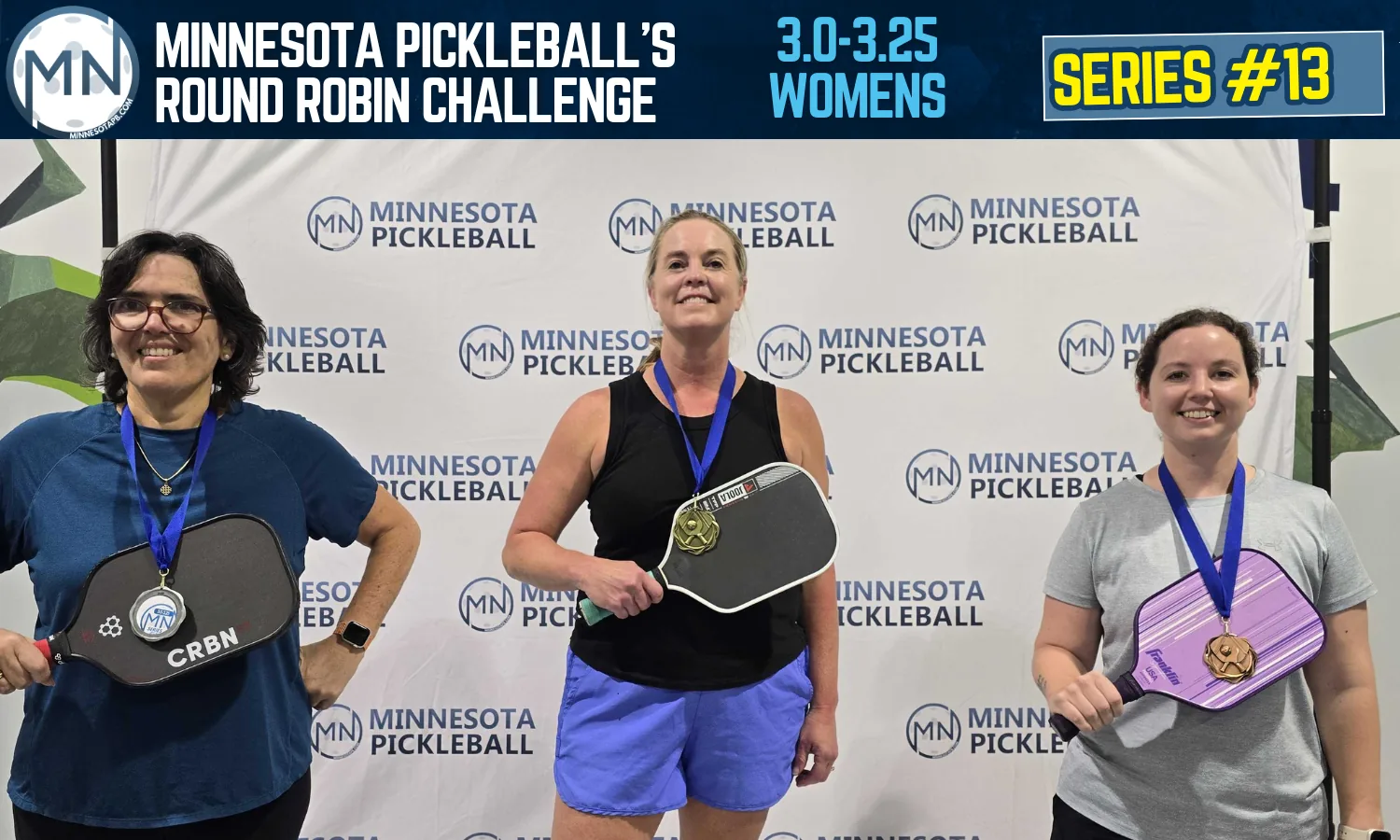 Minnesota Pickleball's Round Robin Challenge Series #013 Minnesota Pickleball medalists