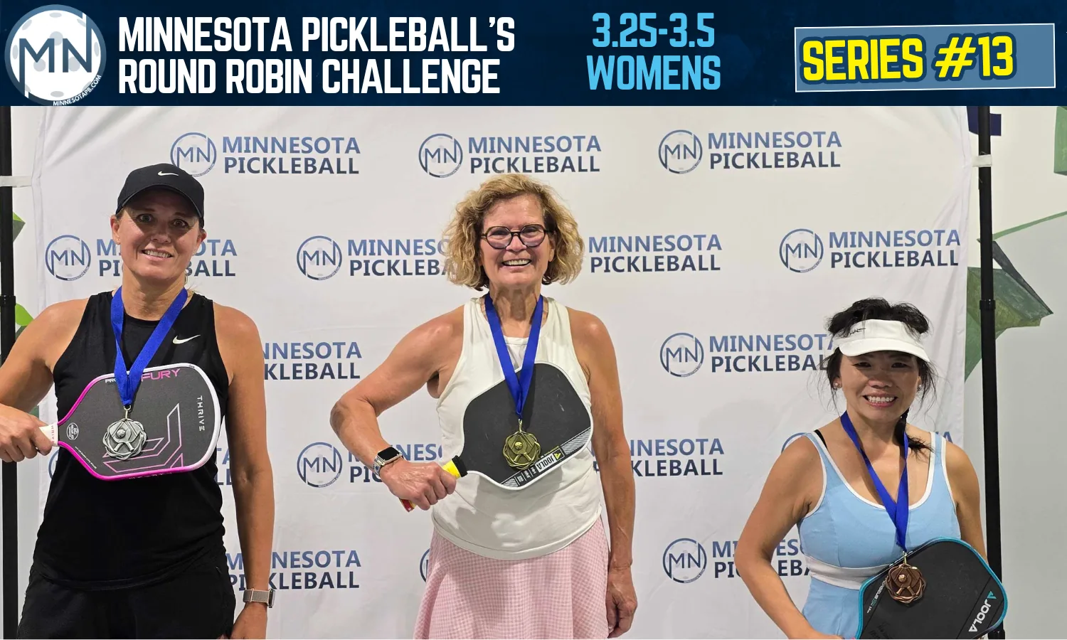 Minnesota Pickleball's Round Robin Challenge Series #013 Minnesota Pickleball medalists