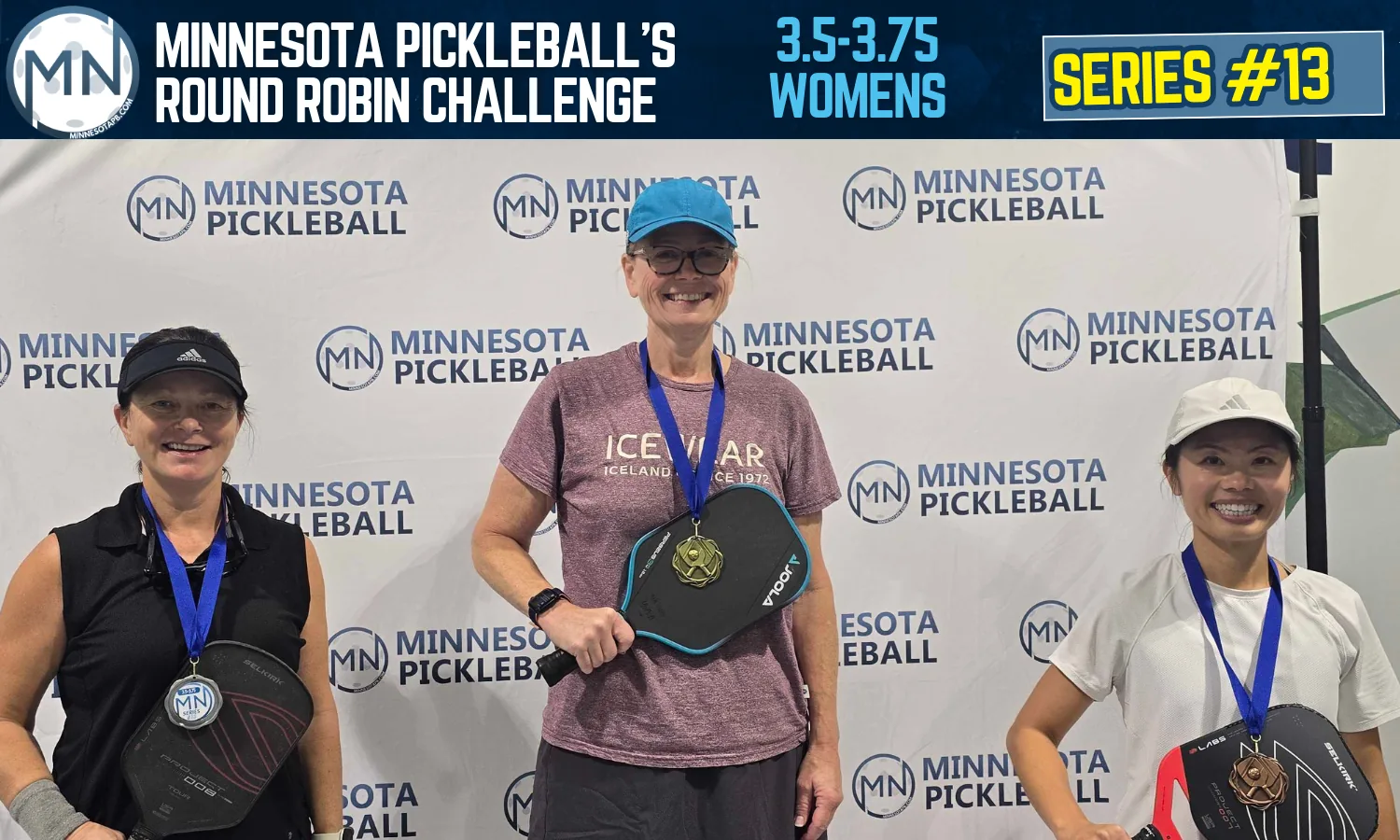 Minnesota Pickleball's Round Robin Challenge Series #013 Minnesota Pickleball medalists