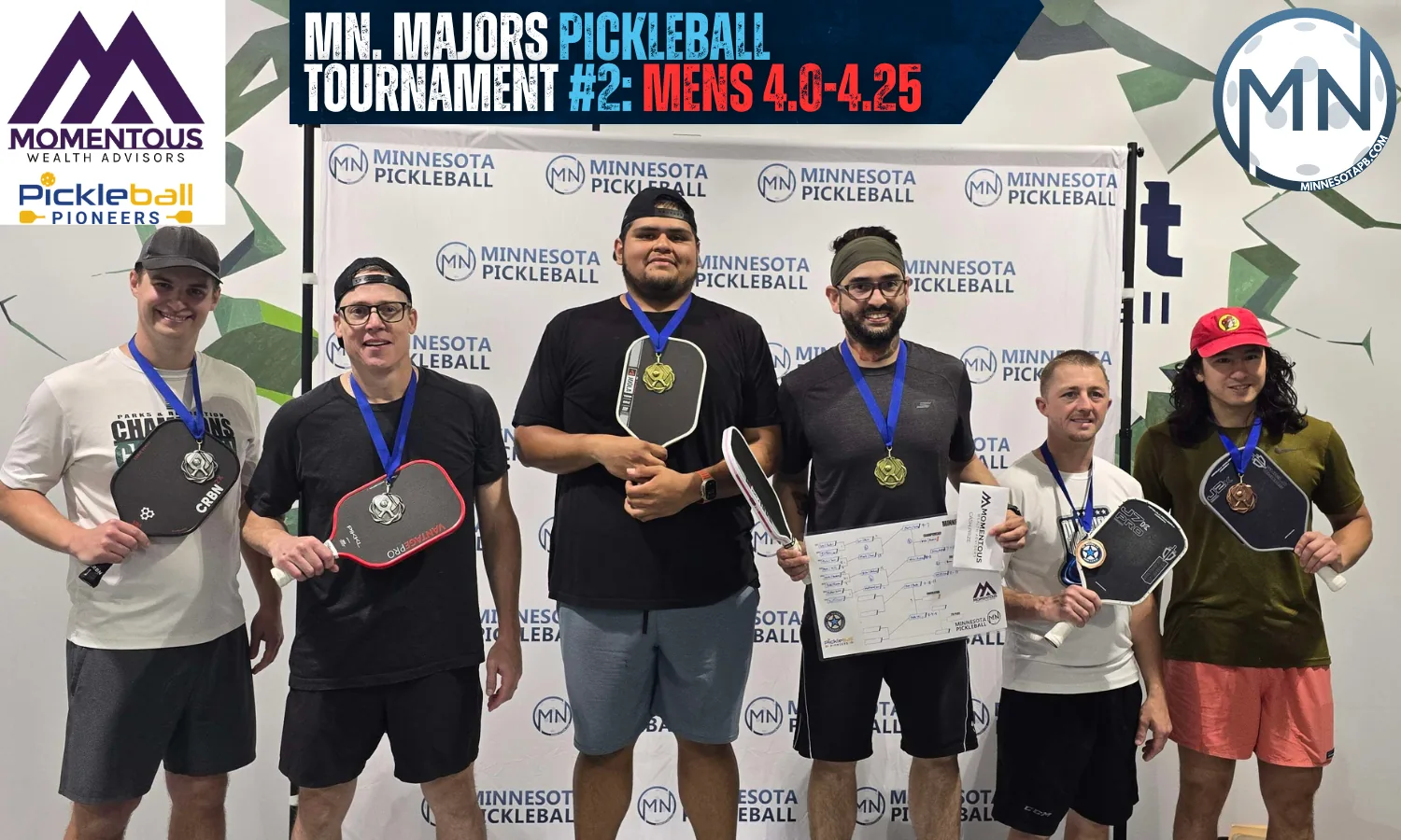 Minnesota Majors #2 Minnesota Pickleball medalists