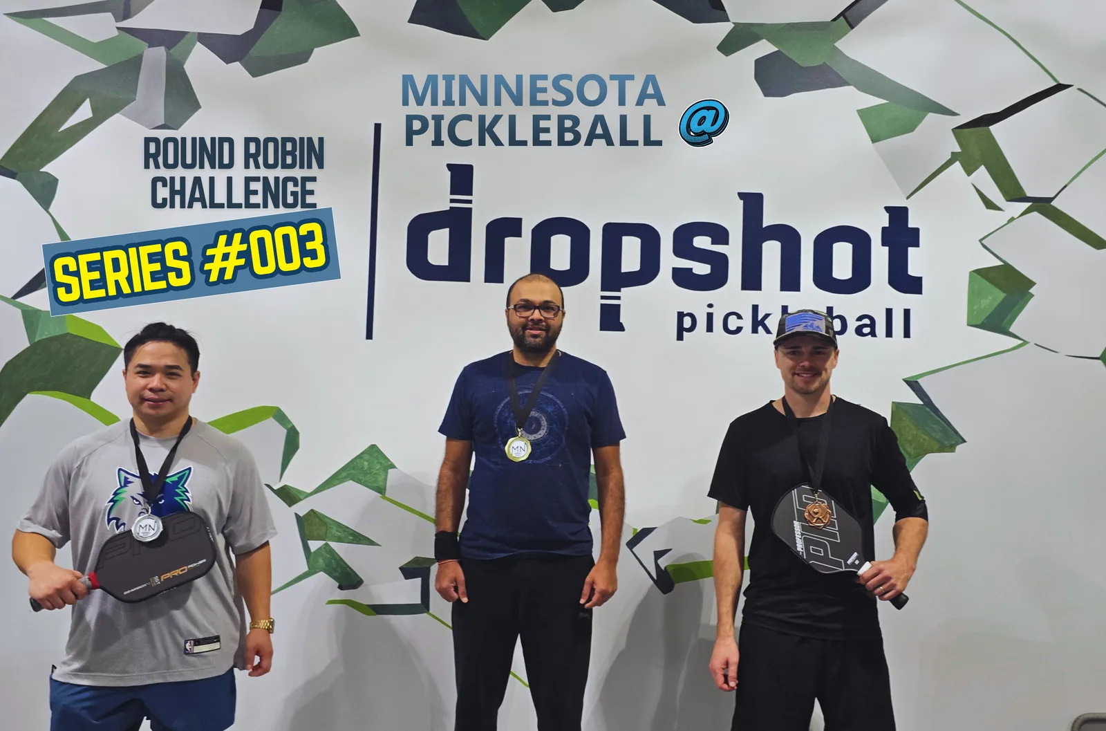 Minnesota Pickleball's Round Robin Challenge Series #003 Minnesota Pickleball medalists