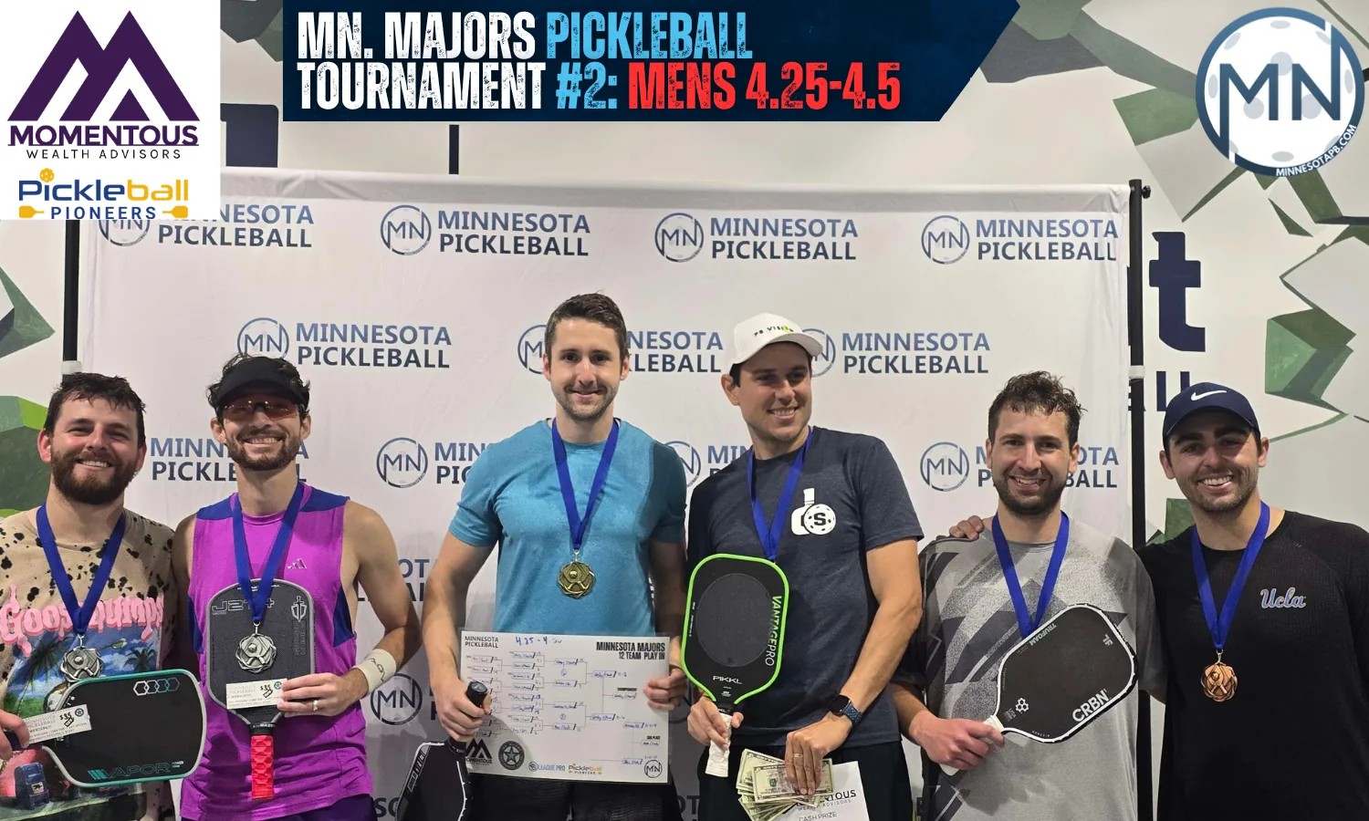 Minnesota Majors #2 Minnesota Pickleball medalists