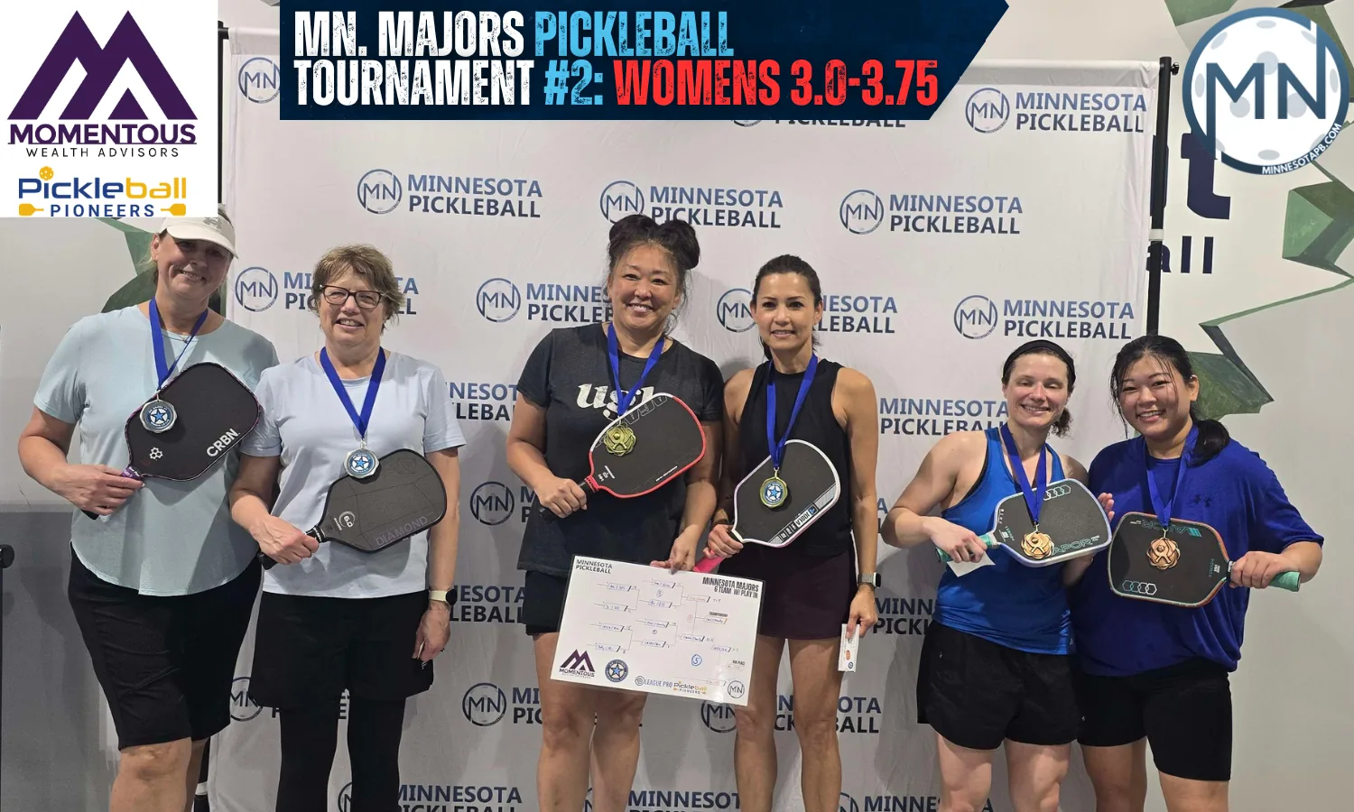 Minnesota Majors #2 Minnesota Pickleball medalists