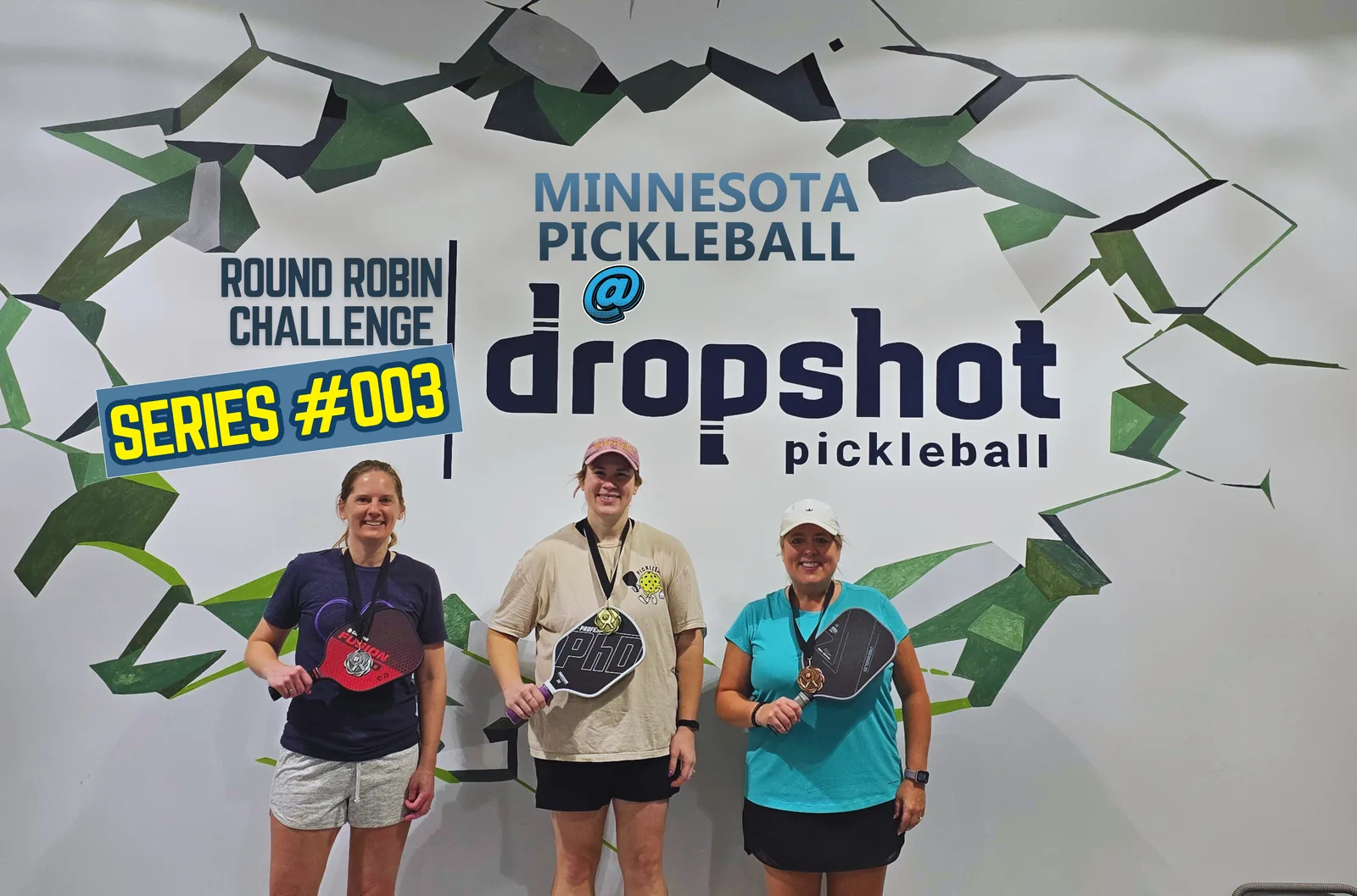 Minnesota Pickleball's Round Robin Challenge Series #003 Minnesota Pickleball medalists