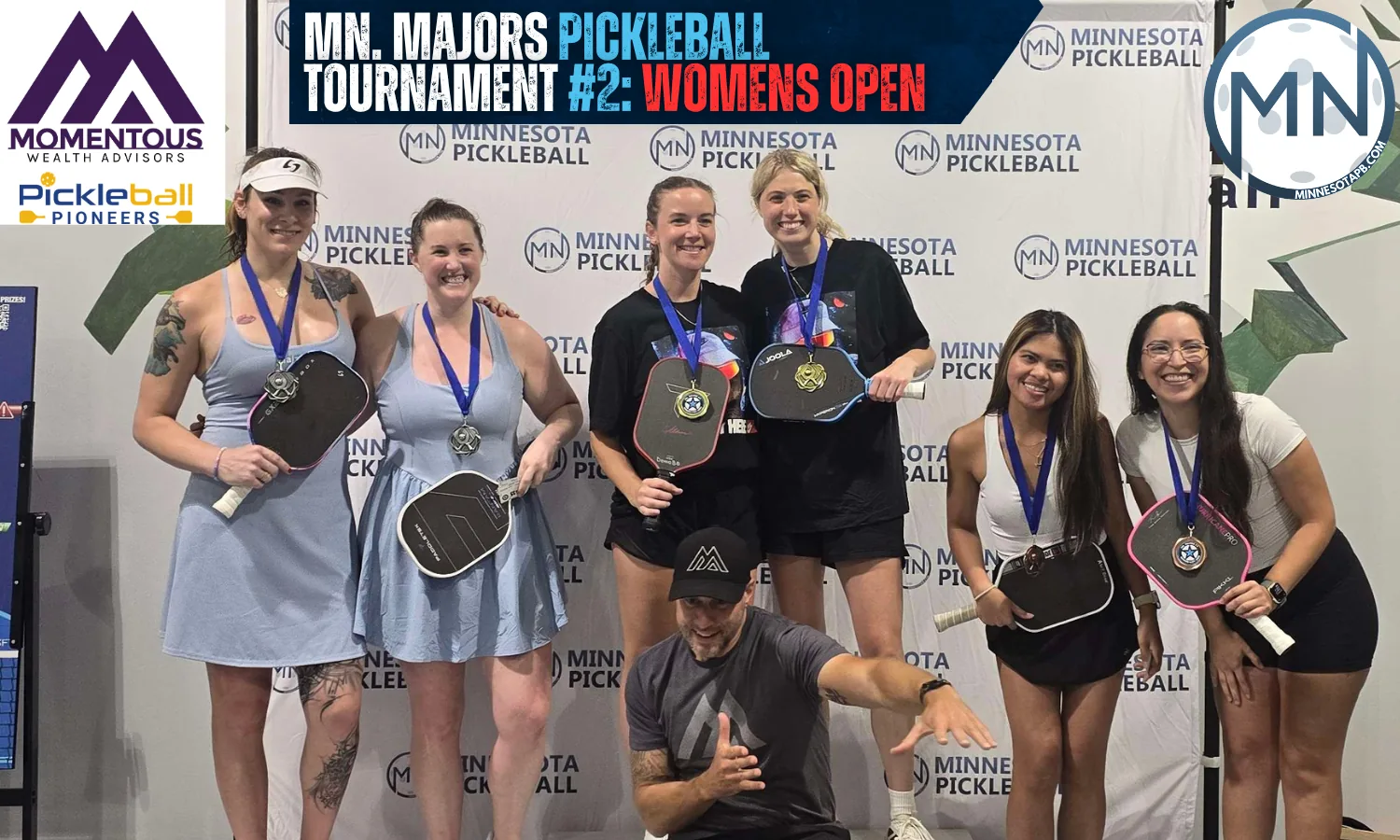 Minnesota Majors #2 Minnesota Pickleball medalists