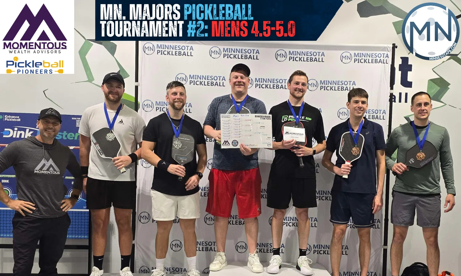 Minnesota Majors #2 Minnesota Pickleball medalists