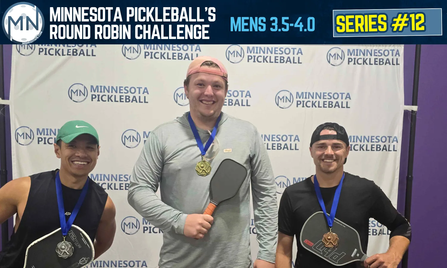 Minnesota Pickleball's Round Robin Challenge Series #012 Minnesota Pickleball medalists