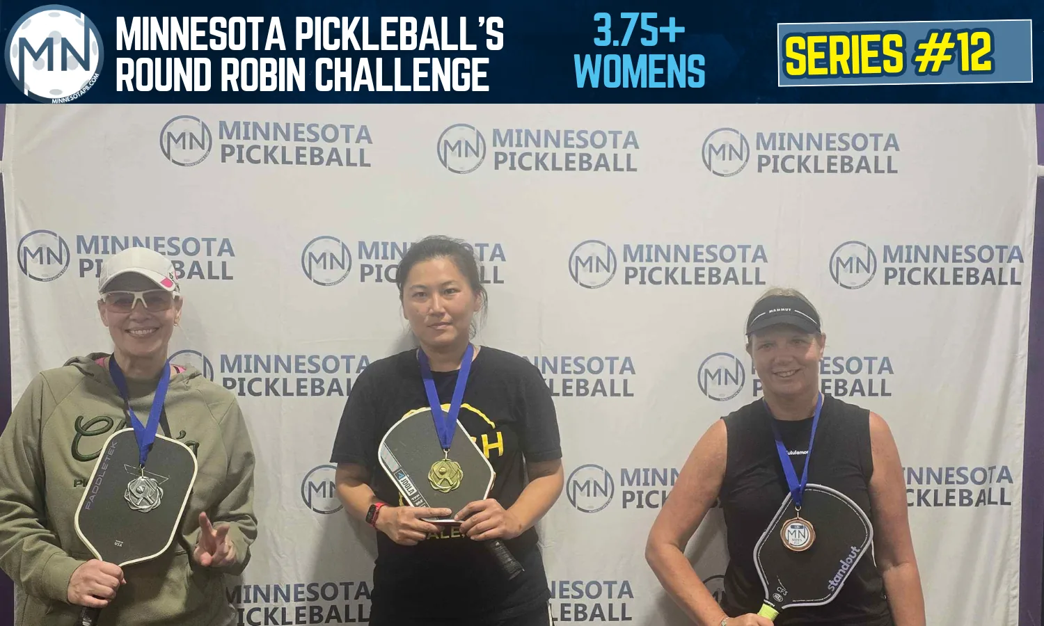 Minnesota Pickleball's Round Robin Challenge Series #012 Minnesota Pickleball medalists