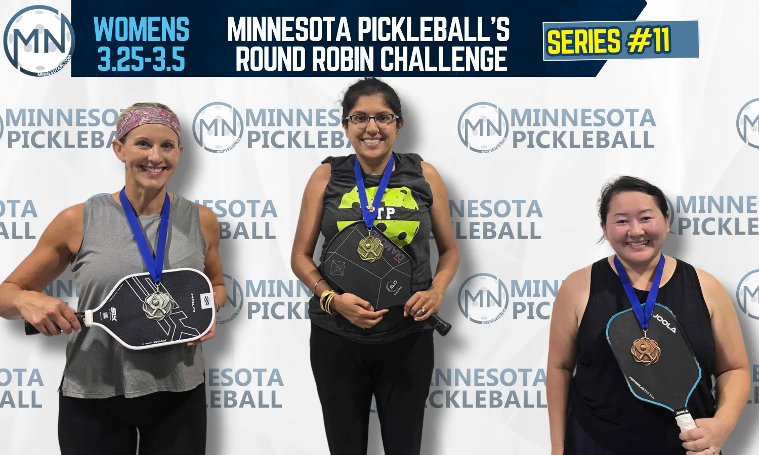 Minnesota Pickleball's Round Robin Challenge Series #011 Minnesota Pickleball medalists