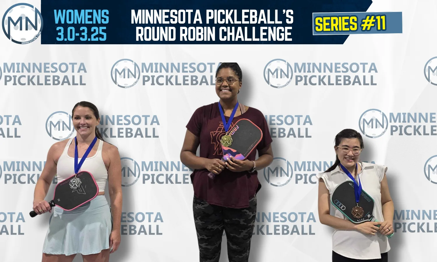 Minnesota Pickleball's Round Robin Challenge Series #011 Minnesota Pickleball medalists