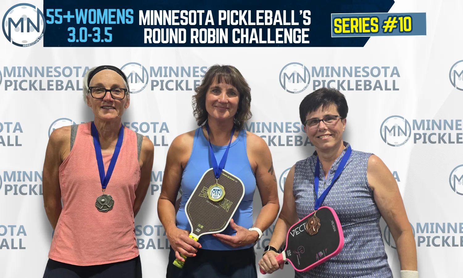 Minnesota Pickleball's Round Robin Challenge Series #010 Minnesota Pickleball medalists
