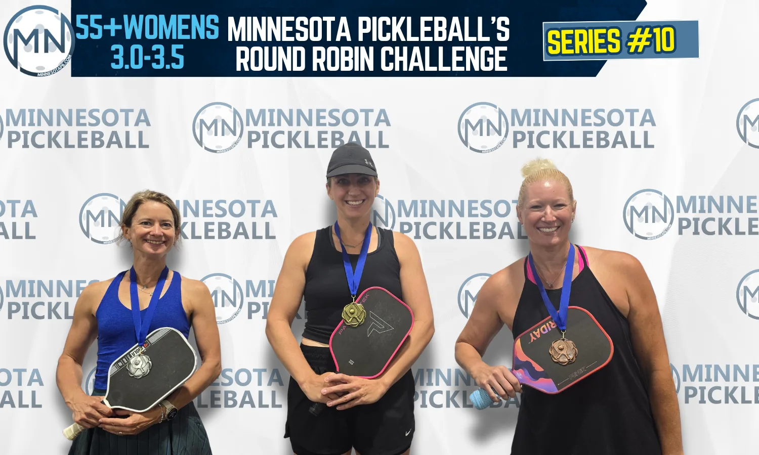 Minnesota Pickleball's Round Robin Challenge Series #010 Minnesota Pickleball medalists
