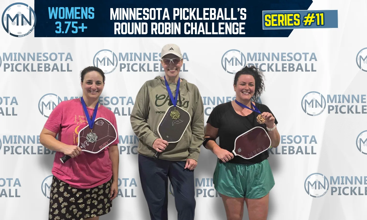 Minnesota Pickleball's Round Robin Challenge Series #011 Minnesota Pickleball medalists