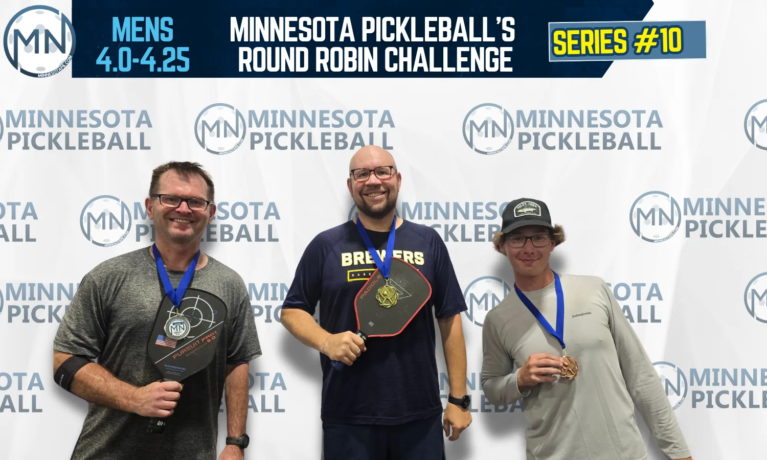 Minnesota Pickleball's Round Robin Challenge Series #010 Minnesota Pickleball medalists