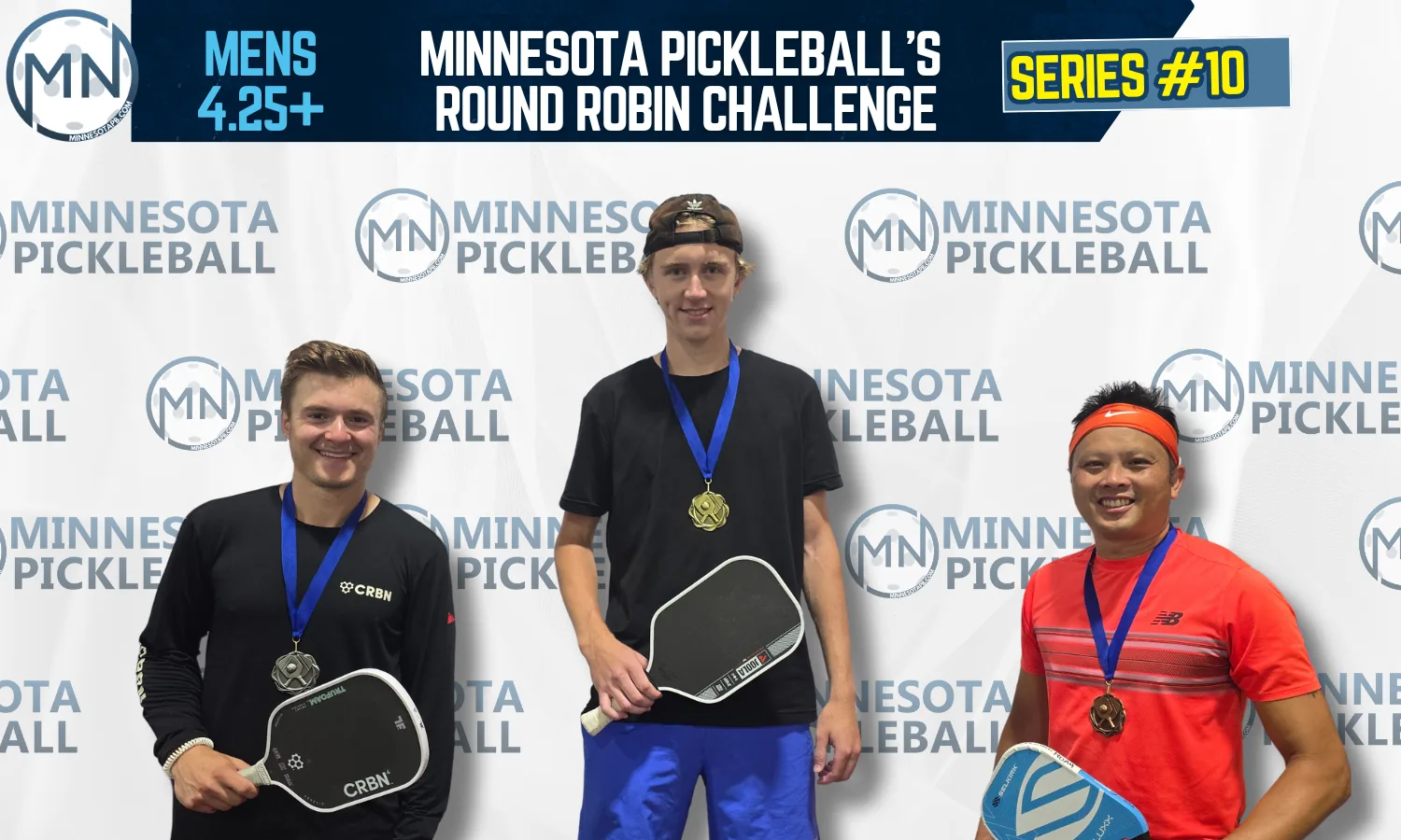 Minnesota Pickleball's Round Robin Challenge Series #010 Minnesota Pickleball medalists