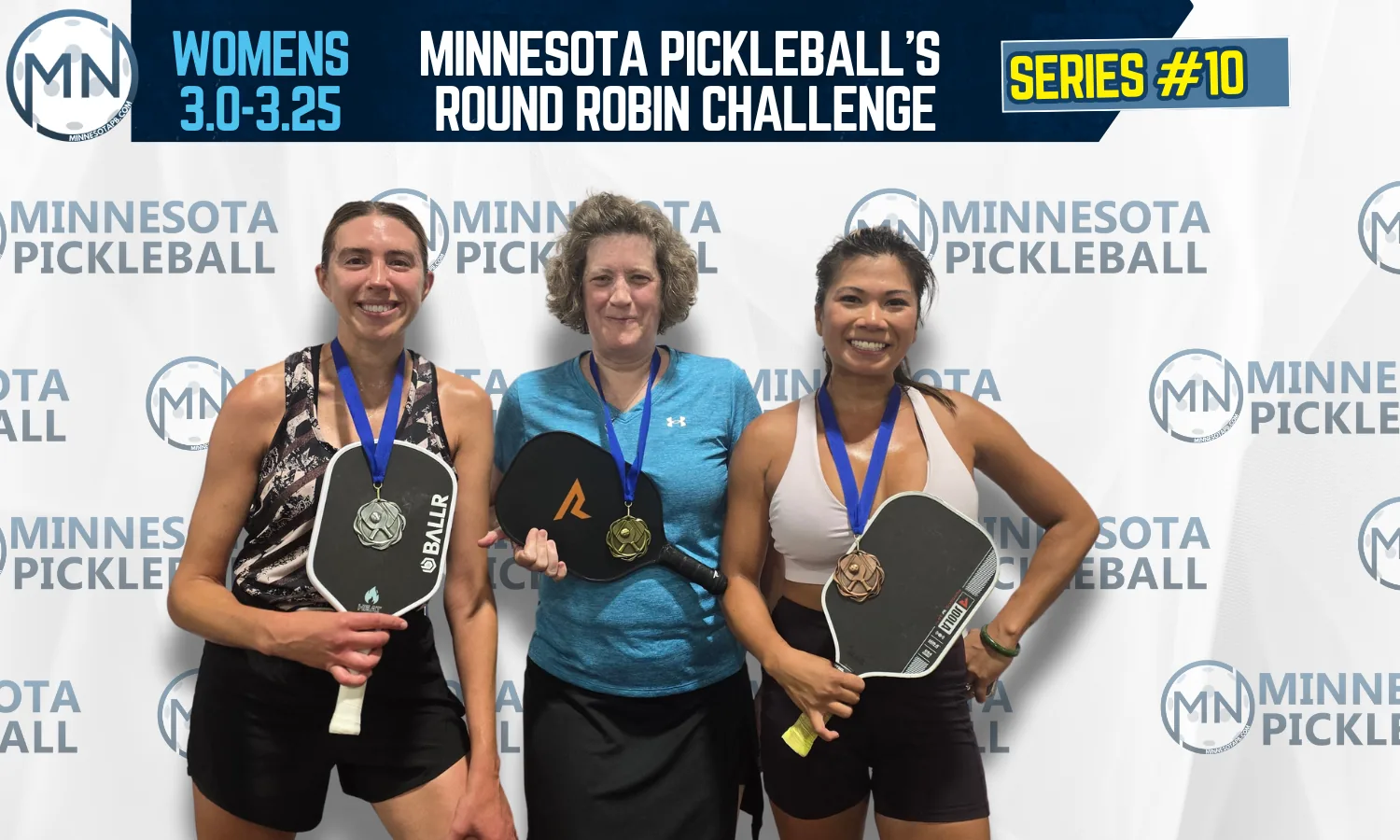 Minnesota Pickleball's Round Robin Challenge Series #010 Minnesota Pickleball medalists