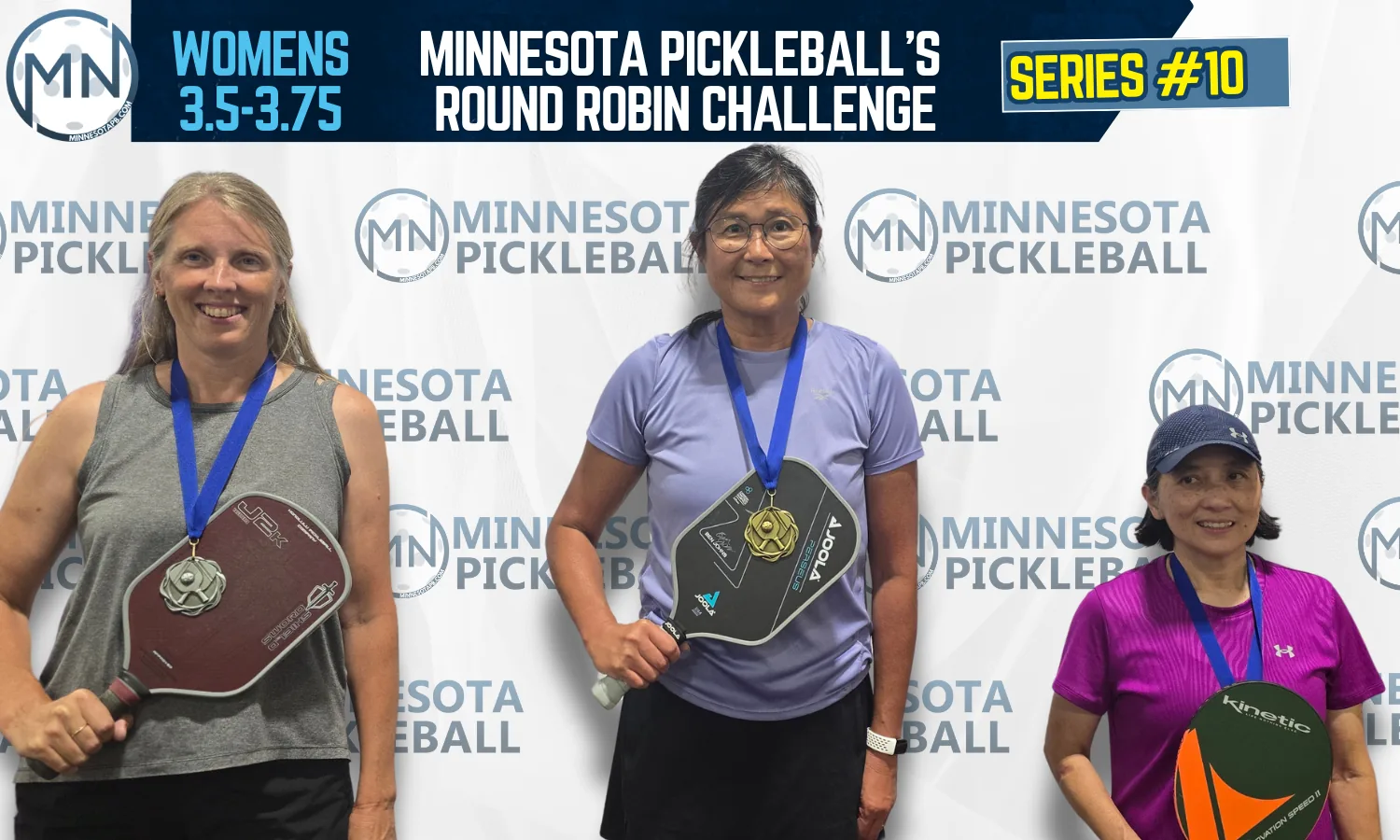 Minnesota Pickleball's Round Robin Challenge Series #010 Minnesota Pickleball medalists