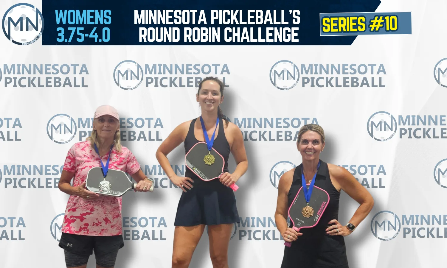 Minnesota Pickleball's Round Robin Challenge Series #010 Minnesota Pickleball medalists